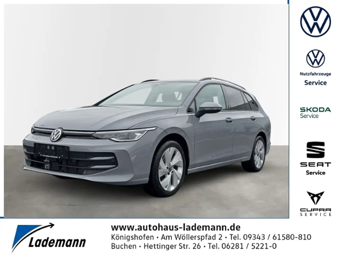 Volkswagen Golf Variant VIII Variant 1.5 TSI LIFE LED KLIMA AHK ACC NAVI. Grijs - 1