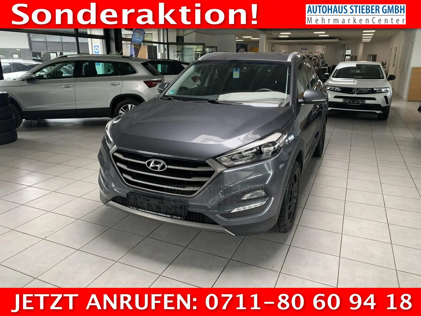 Hyundai TUCSON Navi+Klima+EPH 1.6 Gris - 1