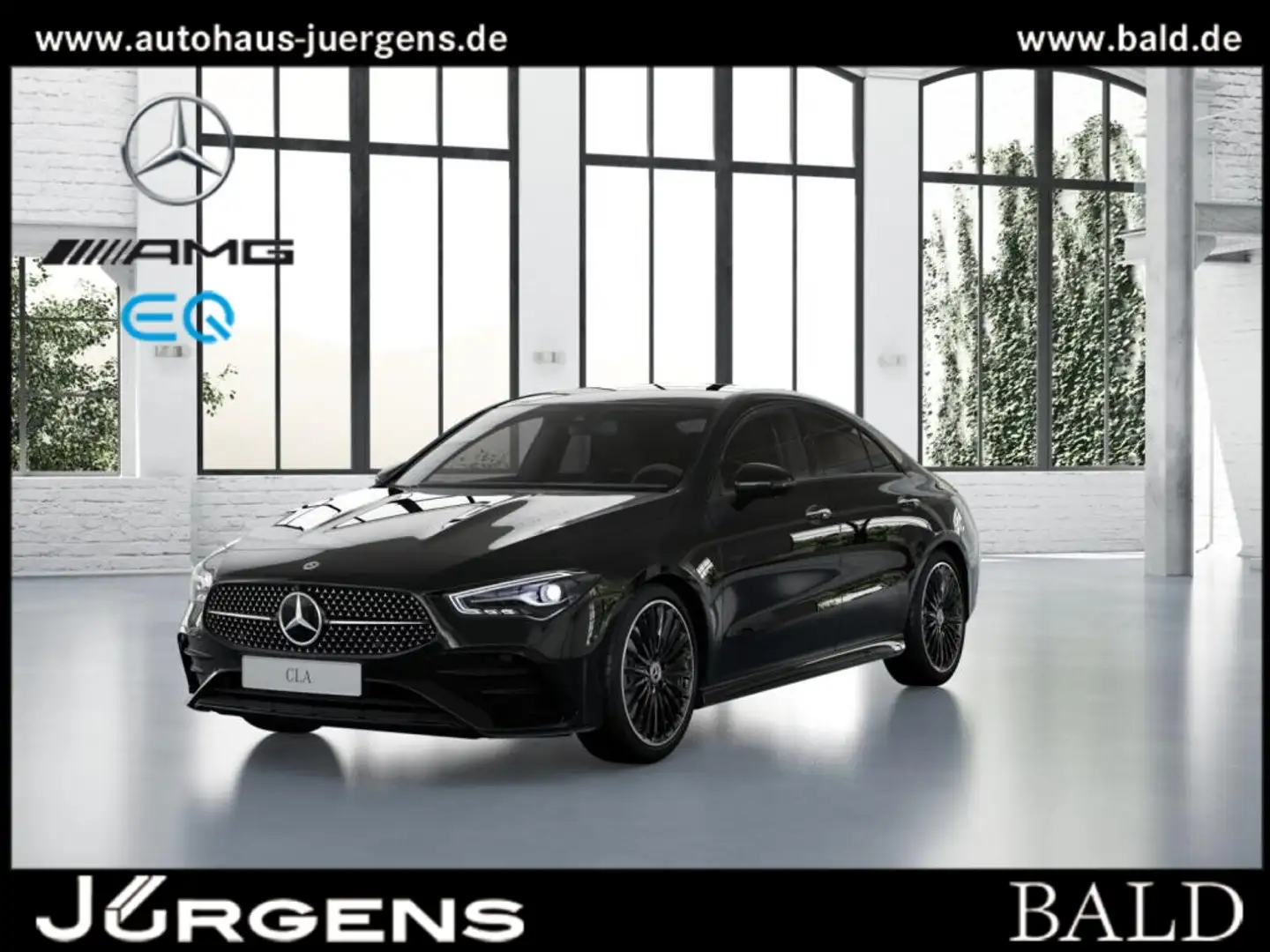 Mercedes-Benz CLA 200 Coupé AMG-Sport/LED/360/Night/Distr/19' Schwarz - 1