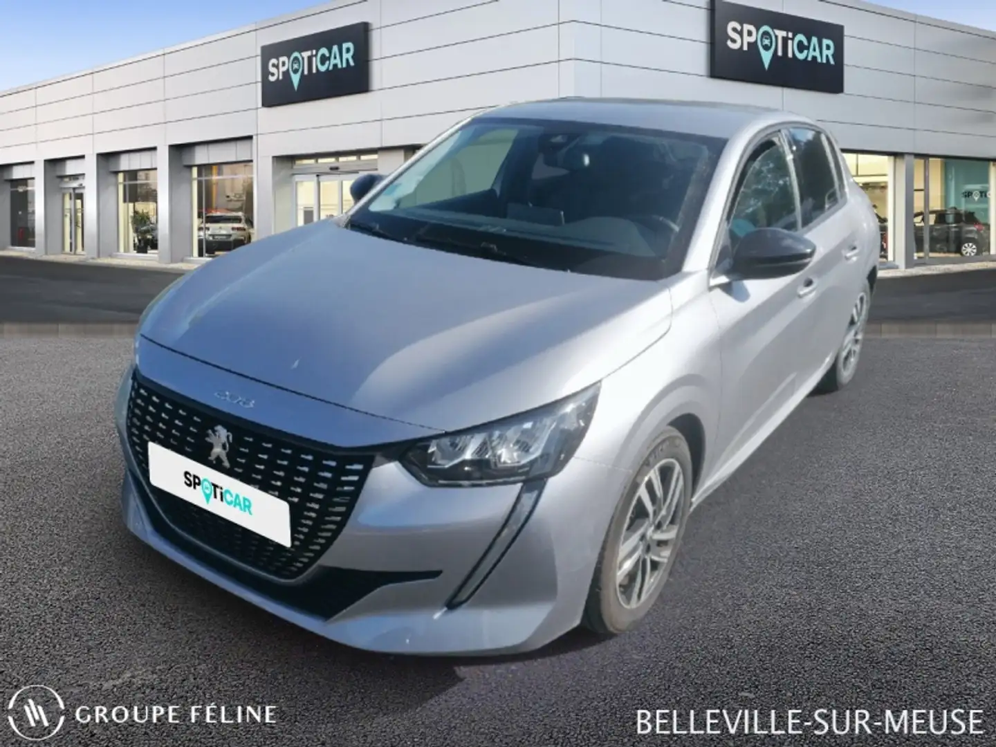 Peugeot 208 1.2 PureTech 100ch S\u0026S Allure Grijs - 1