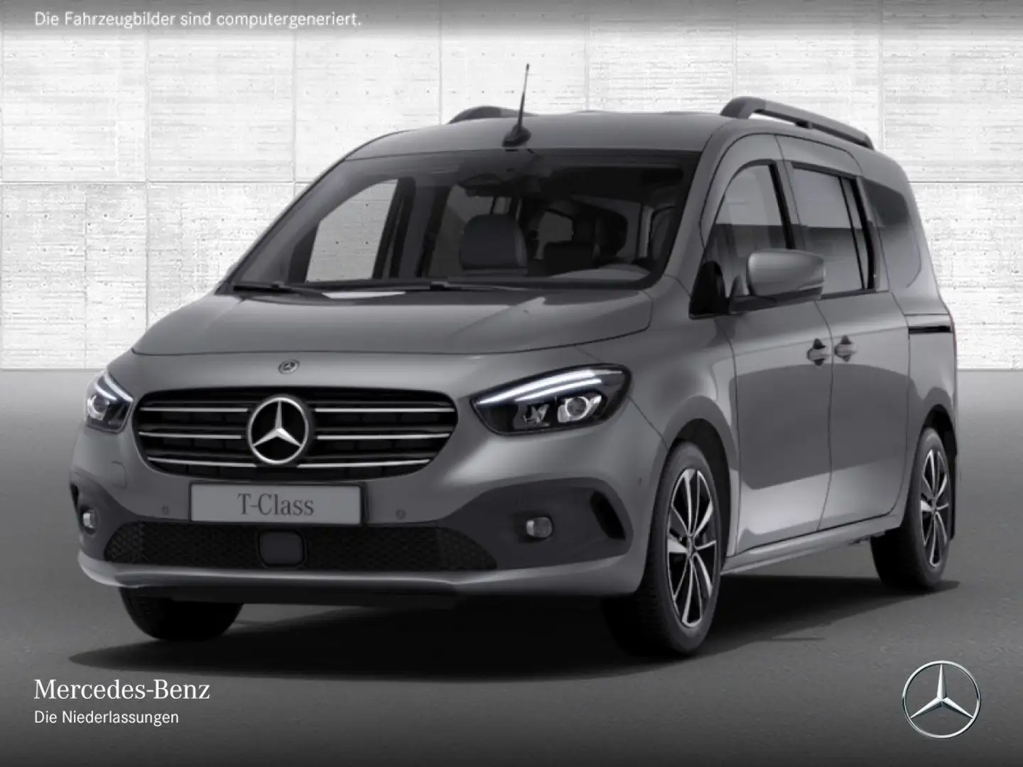 Mercedes-Benz Classe T T 180 EDITION+PROGRESSIVE+Klimaautom+Navi+PTS+DAB Gris - 2