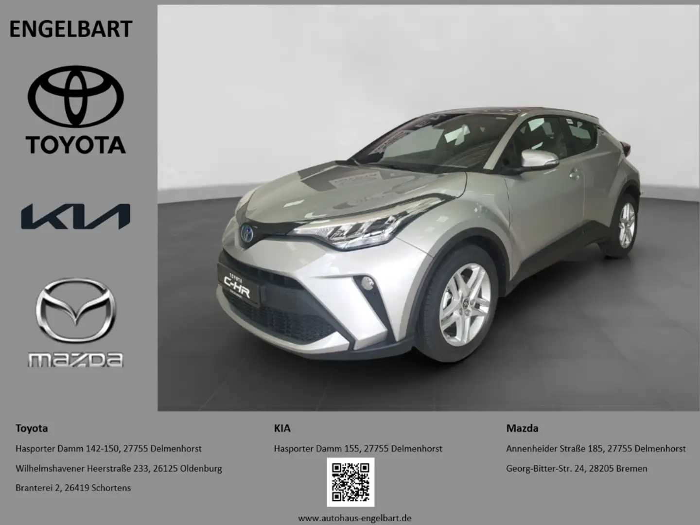 Toyota C-HR 1.8 Hybrid Flow LED DAB Rückfahrkam. Plateado - 1