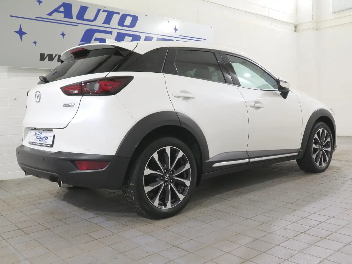 Mazda CX-3 Sports-Line AWD, LED, Navi, RFK, Alu, Leder Blanc - 2