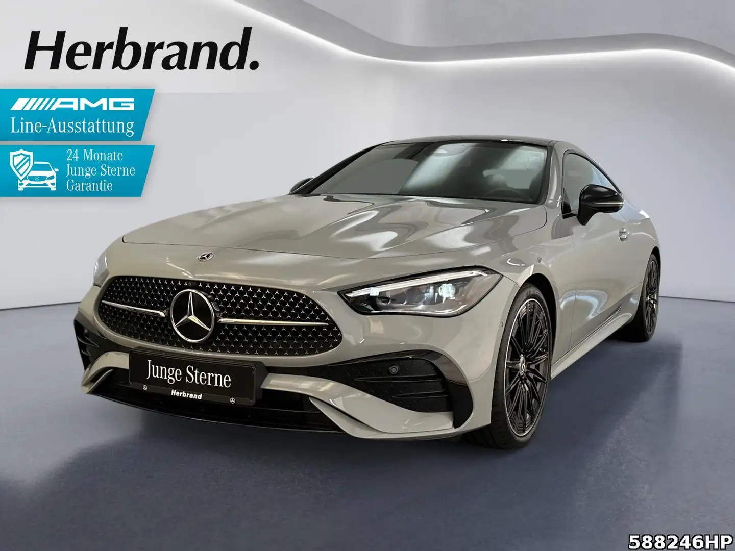 Mercedes-Benz CLE 200 Coupé AMG  *Night Pano 20" Memory 360° Šedá - 1