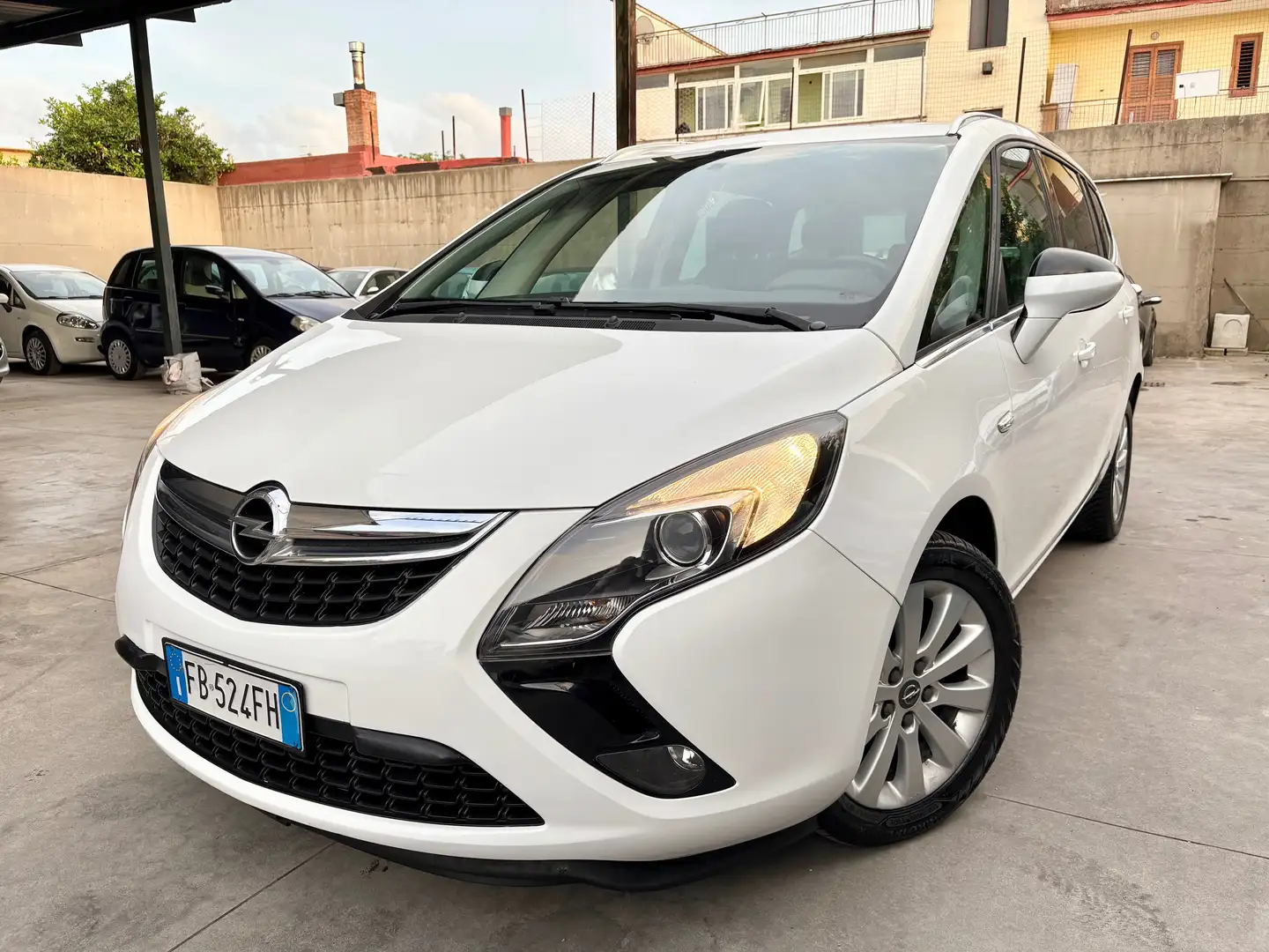 Opel Zafira Tourer Zafira III Tourer 1.4 t Cosmo Gpl-tech 140cv E6 Bianco - 1