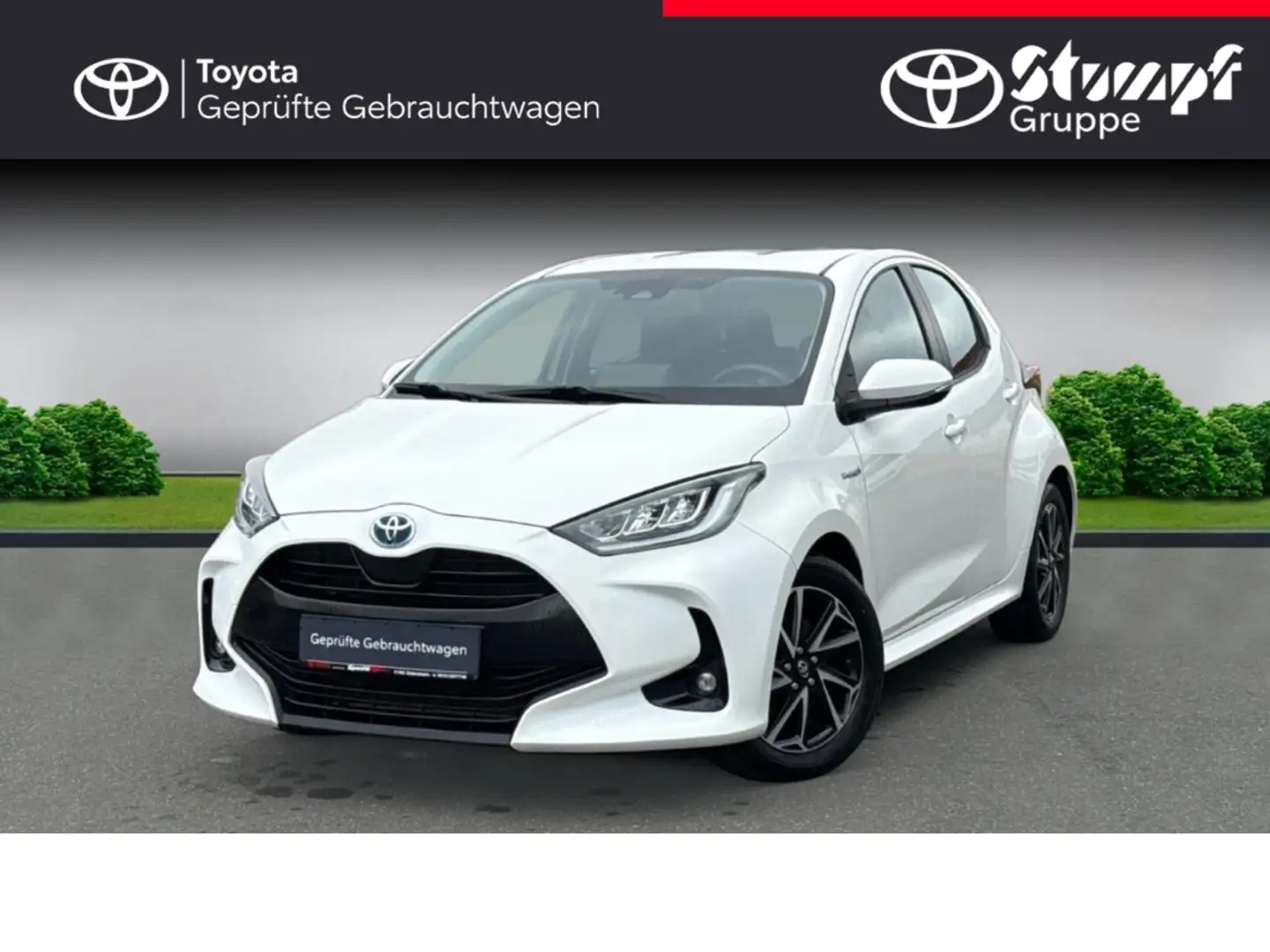 Toyota Yaris Hybrid Team Deutschland 1.5 Dual-VVT-iE EU6d Weiß - 1
