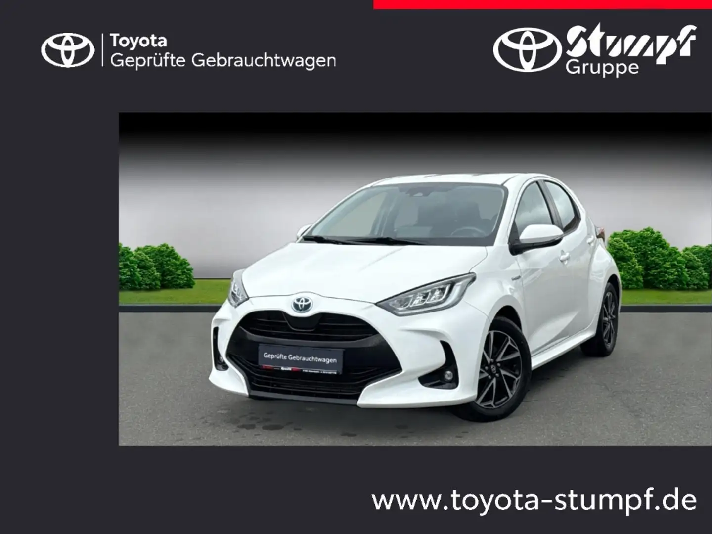 Toyota Yaris Hybrid Team Deutschland 1.5 Dual-VVT-iE EU6d Weiß - 1