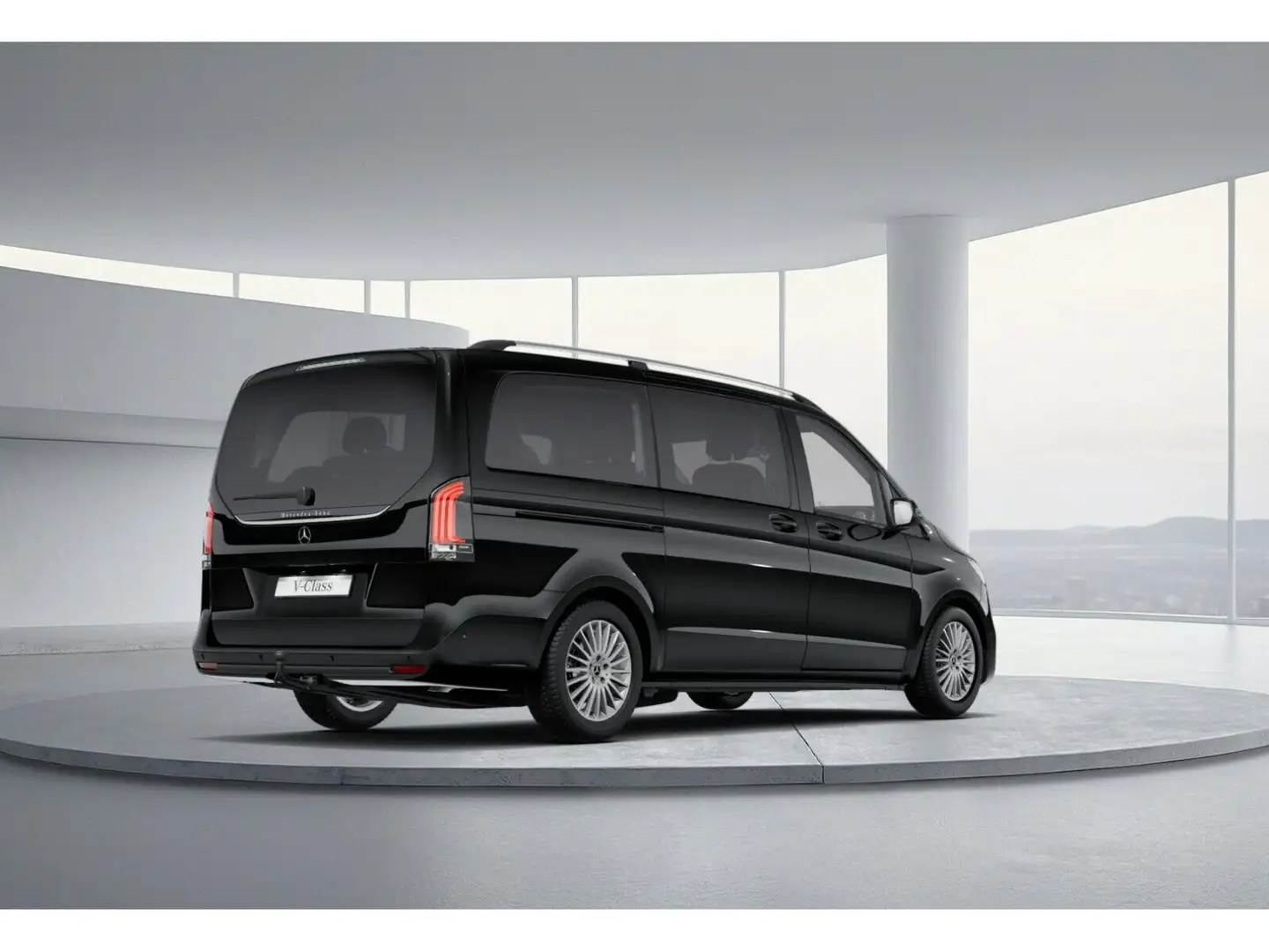 Mercedes-Benz V 250 d STYLE Lang AHK+Burmester+MBeam+el.Türen Schwarz - 2