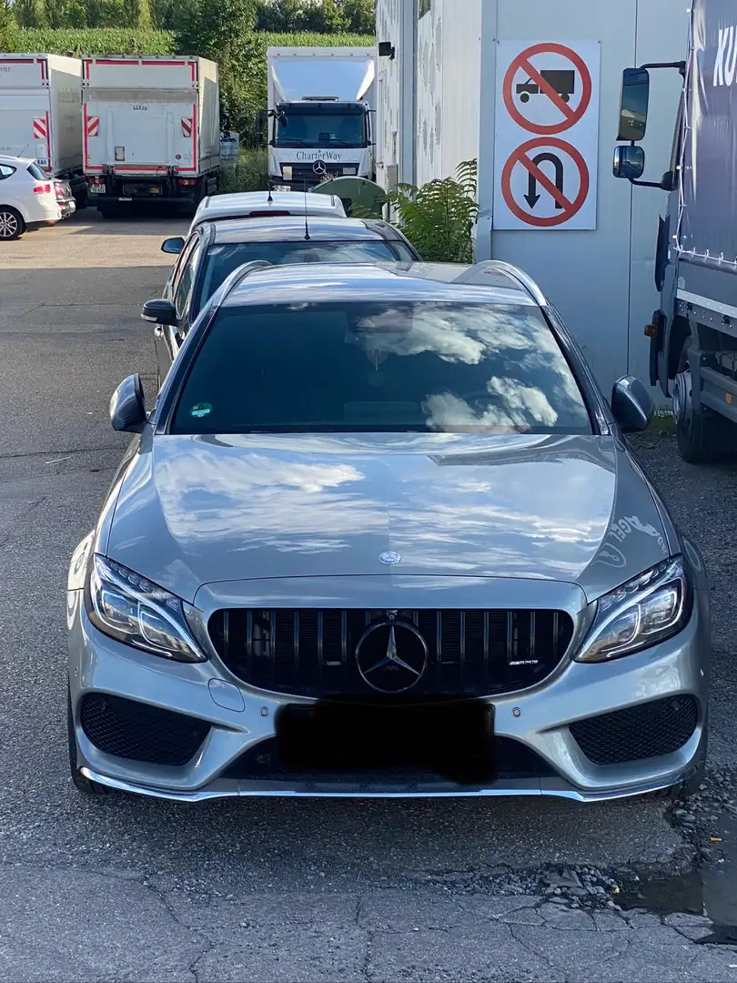 Mercedes-Benz C 400 4Matic T 7G-TRONIC AMG Line Silber - 1