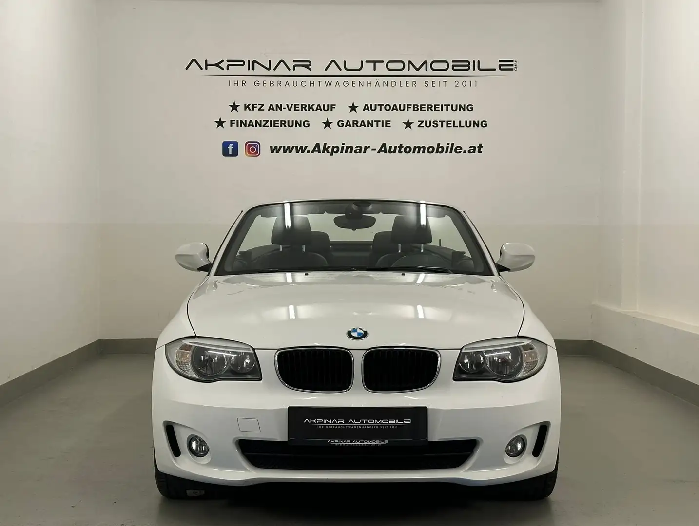 BMW 118 d Cabrio TEMPOMAT - SHZ - PDC Weiß - 2