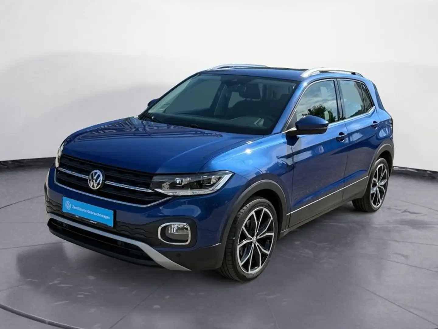 Volkswagen T-Cross 1.0 TSI OPF DSG Style Navi Klima Blau - 2