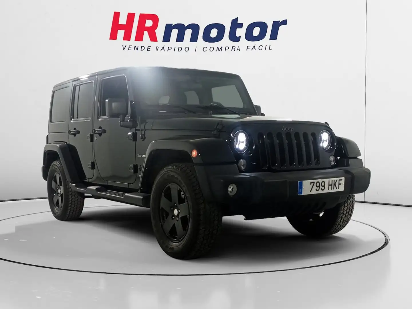Jeep Wrangler Unlimited 2.8CRD Sahara Aut. Negro - 1