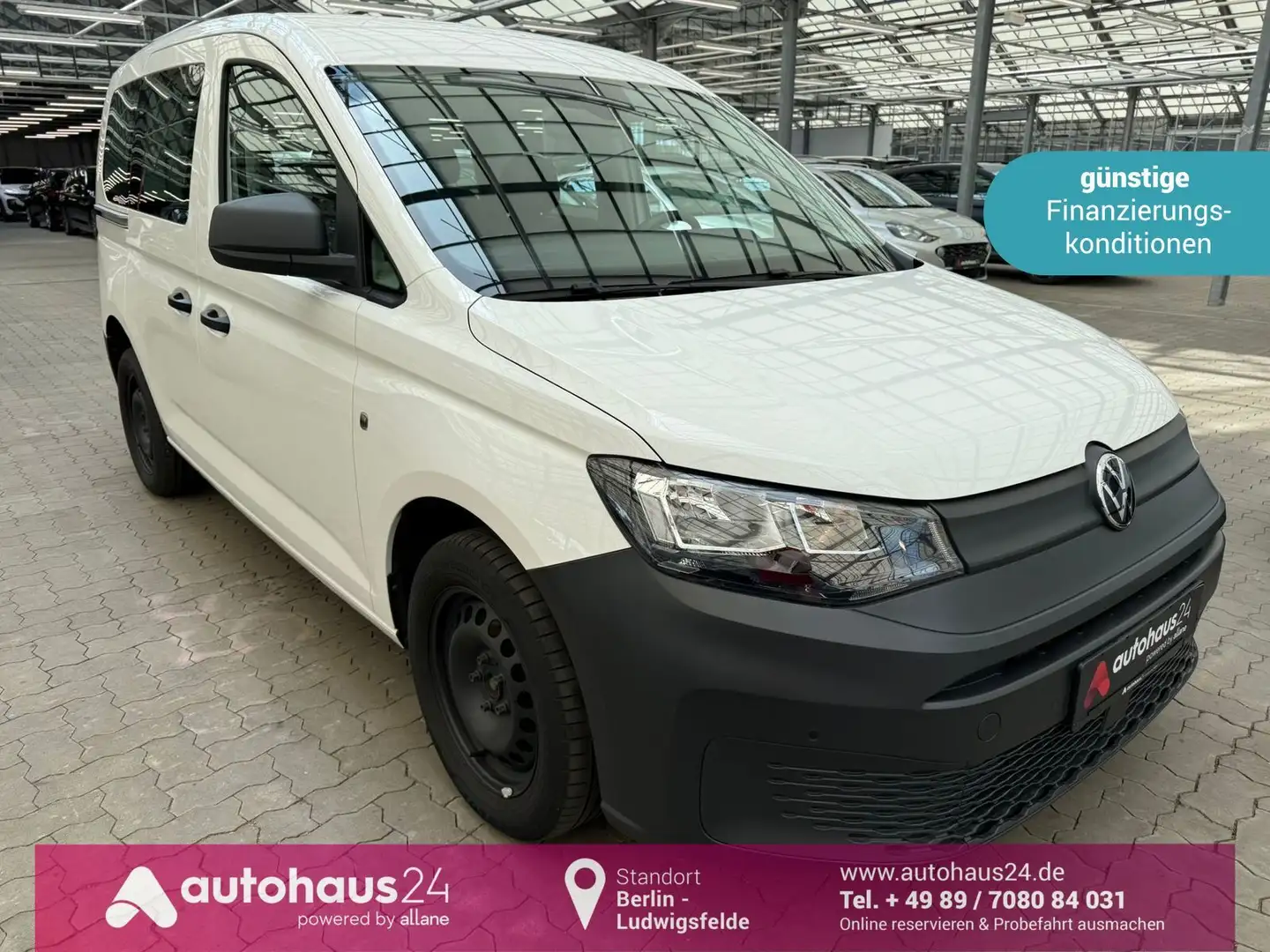 Volkswagen Caddy Kombi 2.0 TDI   AHK|PDC+Kamera Wit - 1
