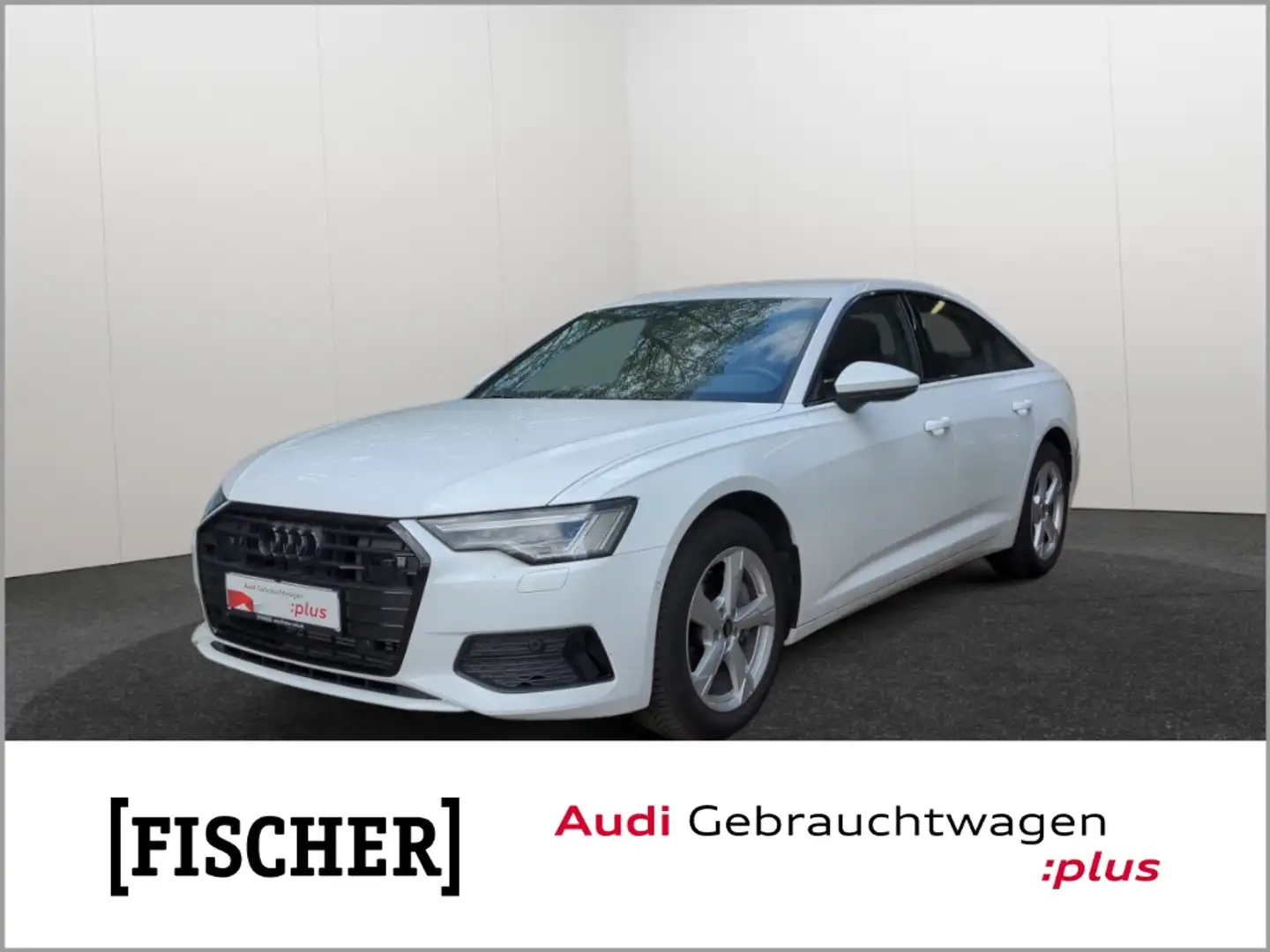 Audi A6 Limousine 45TFSI S tronic advanced Matrix AHK Navi Weiß - 1