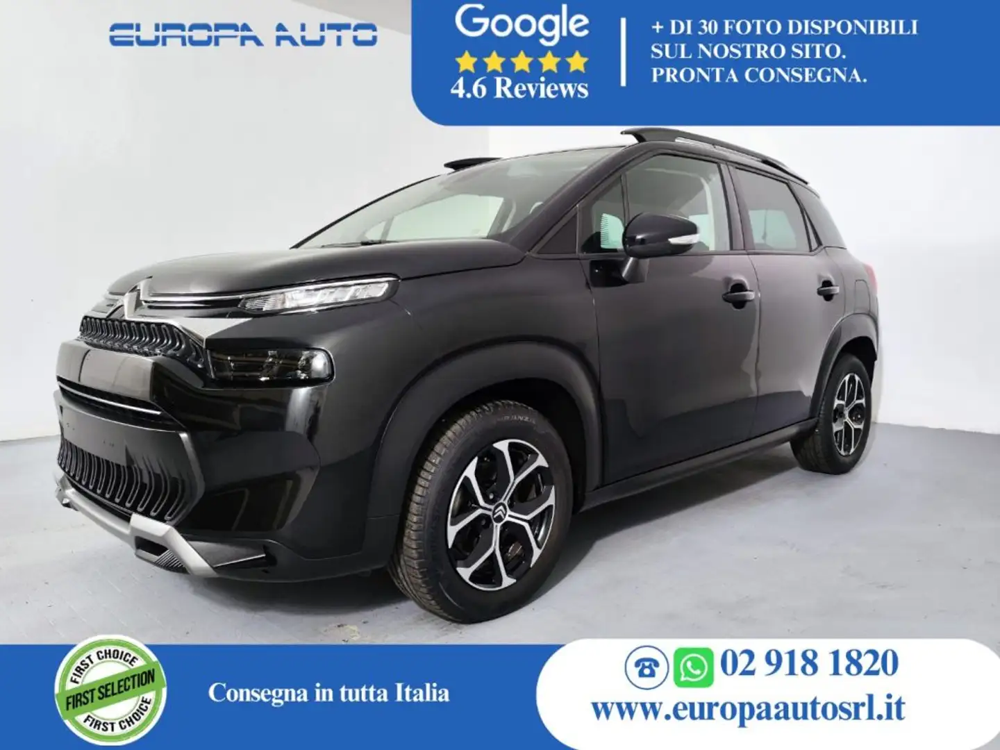Citroen C3 Aircross PureTech 110 S&S Plus *NAVIGATORE/SENSORI POST* Negro - 1