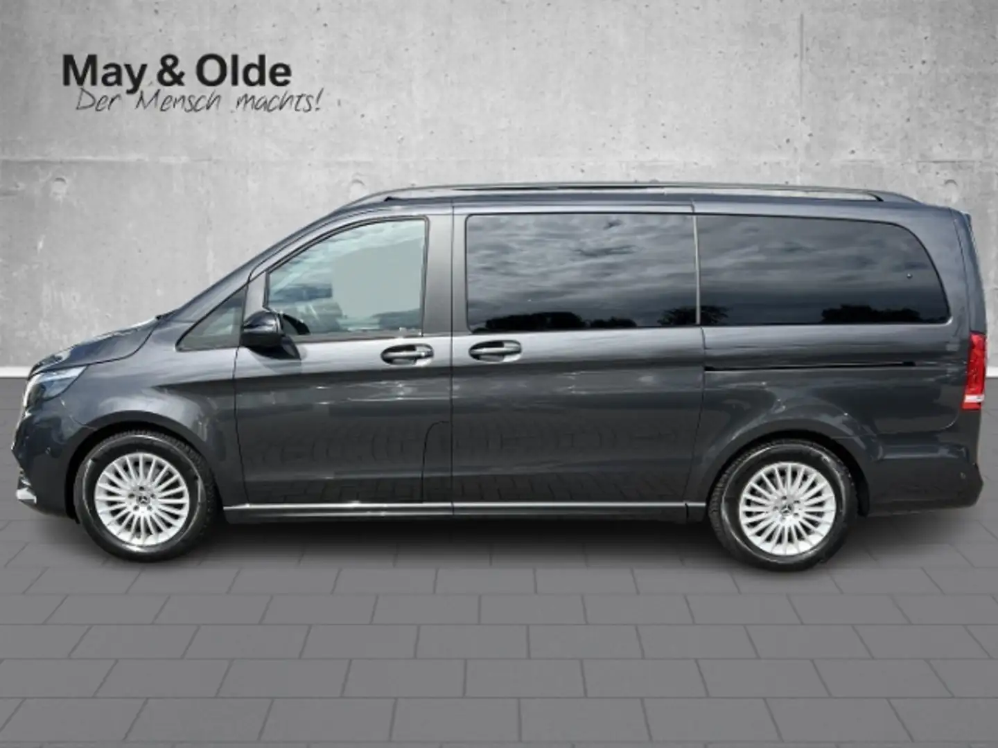 Mercedes-Benz V 300 d 9G-Tronic lang AMG LED Navi AHK Pano DAB Grau - 2