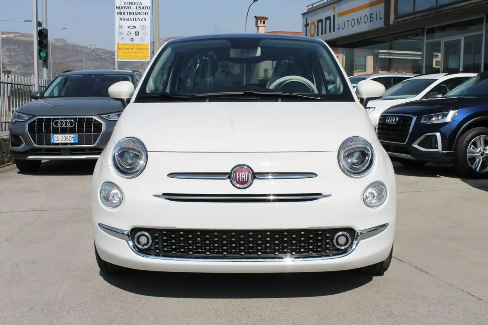 Fiat 500 1.0 Hybrid 70cv Dolcevita *OkNeopatentati* Alb - 2