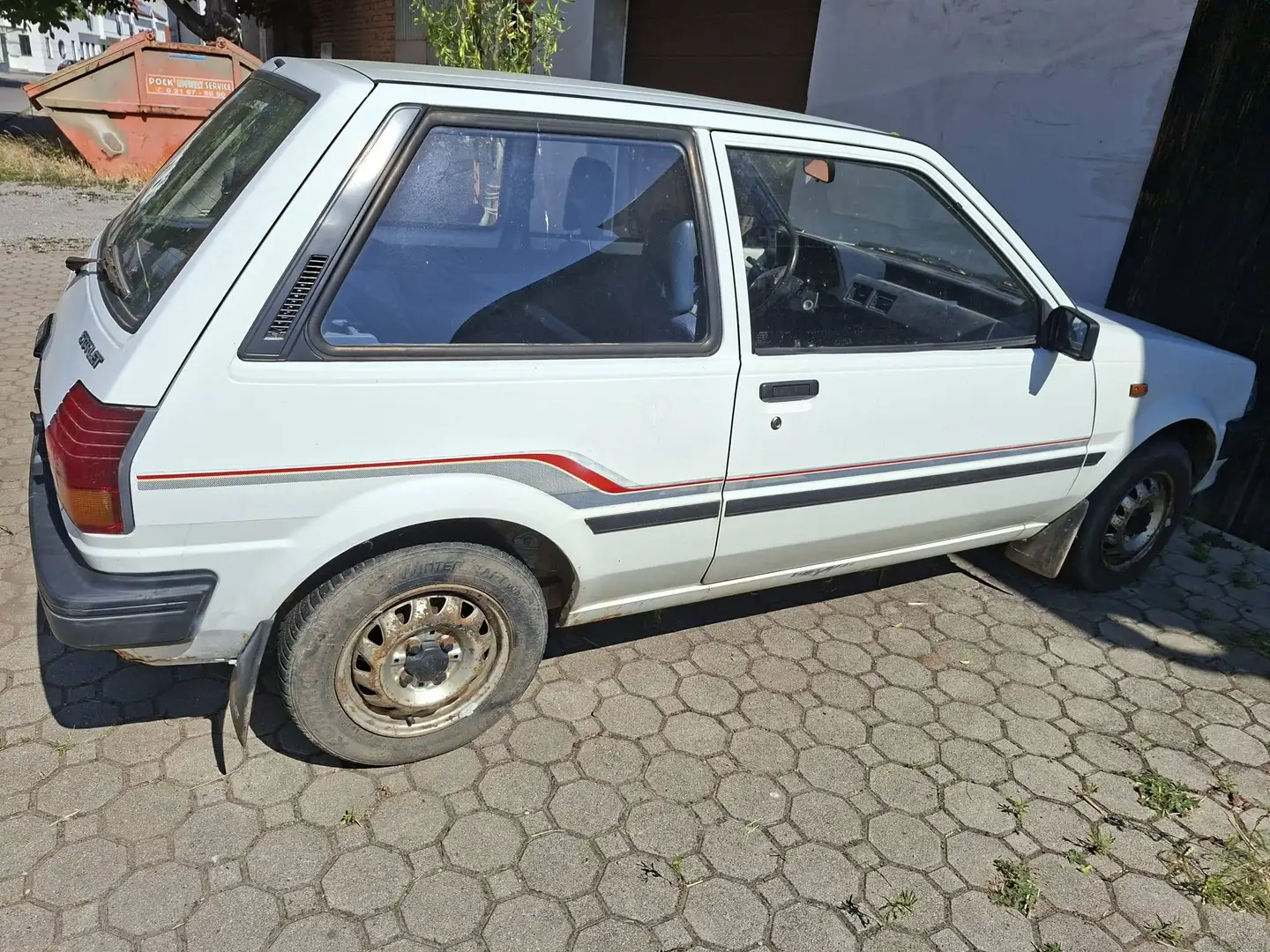 Toyota Starlet Starlet 1000 DX bj 1985 50ps Weiß - 2
