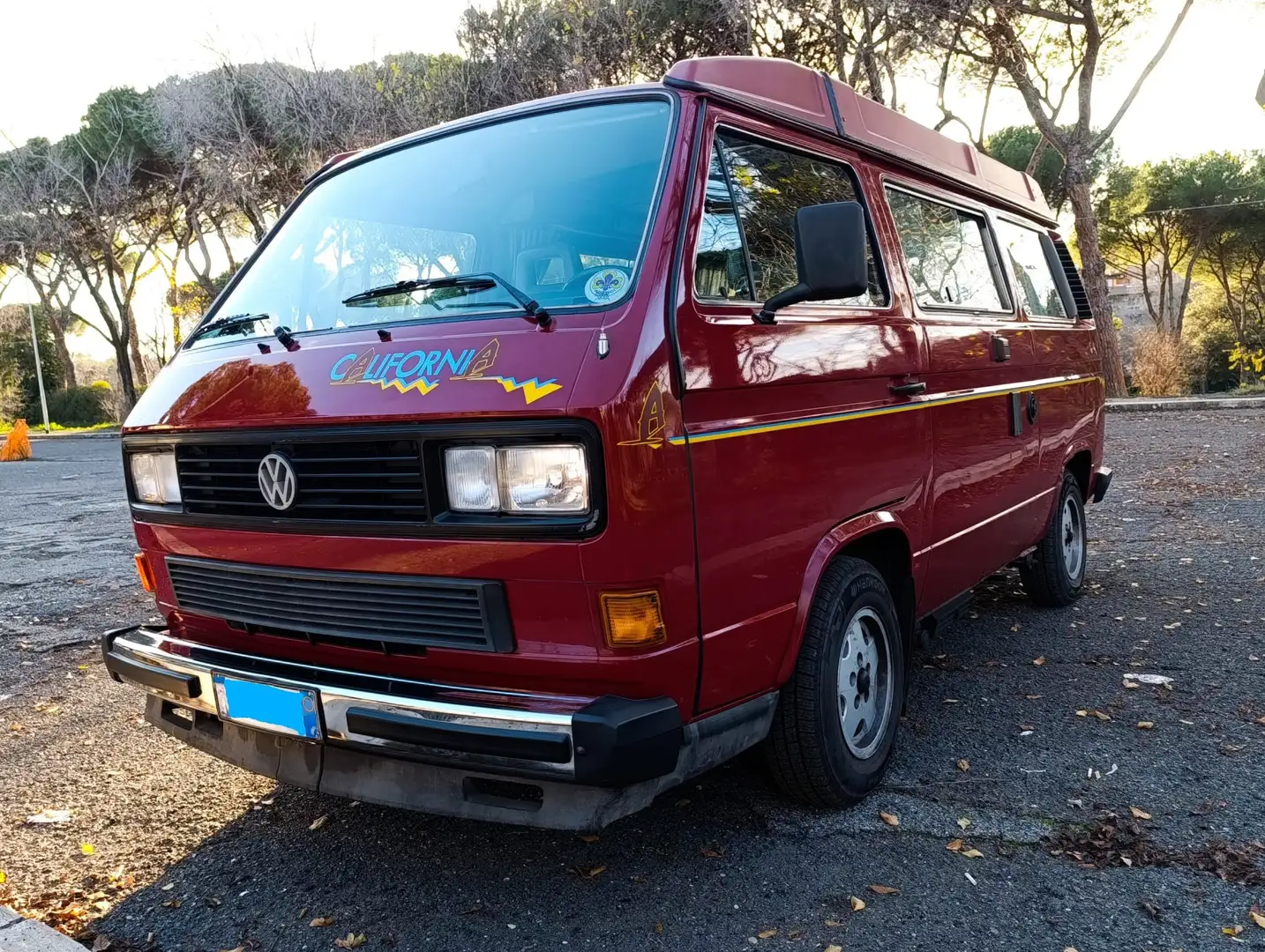 Volkswagen T3 California Vanagon Westfalia Rojo - 1