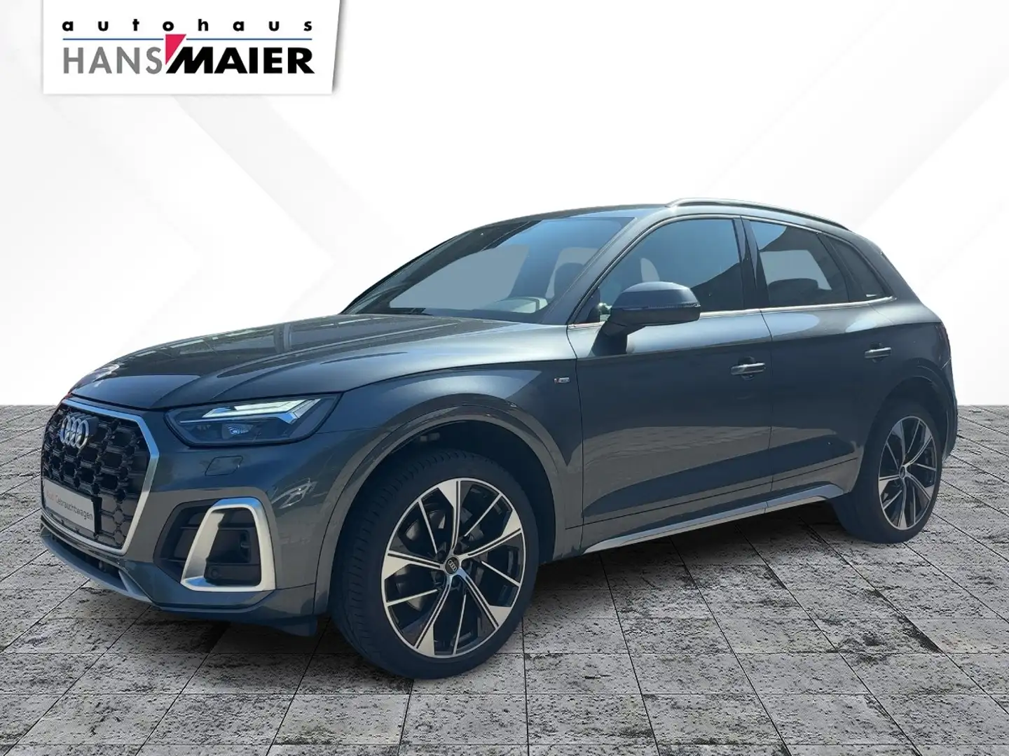 Audi Q5 40 TDI quattro S line AHK VC RearView Grijs - 2