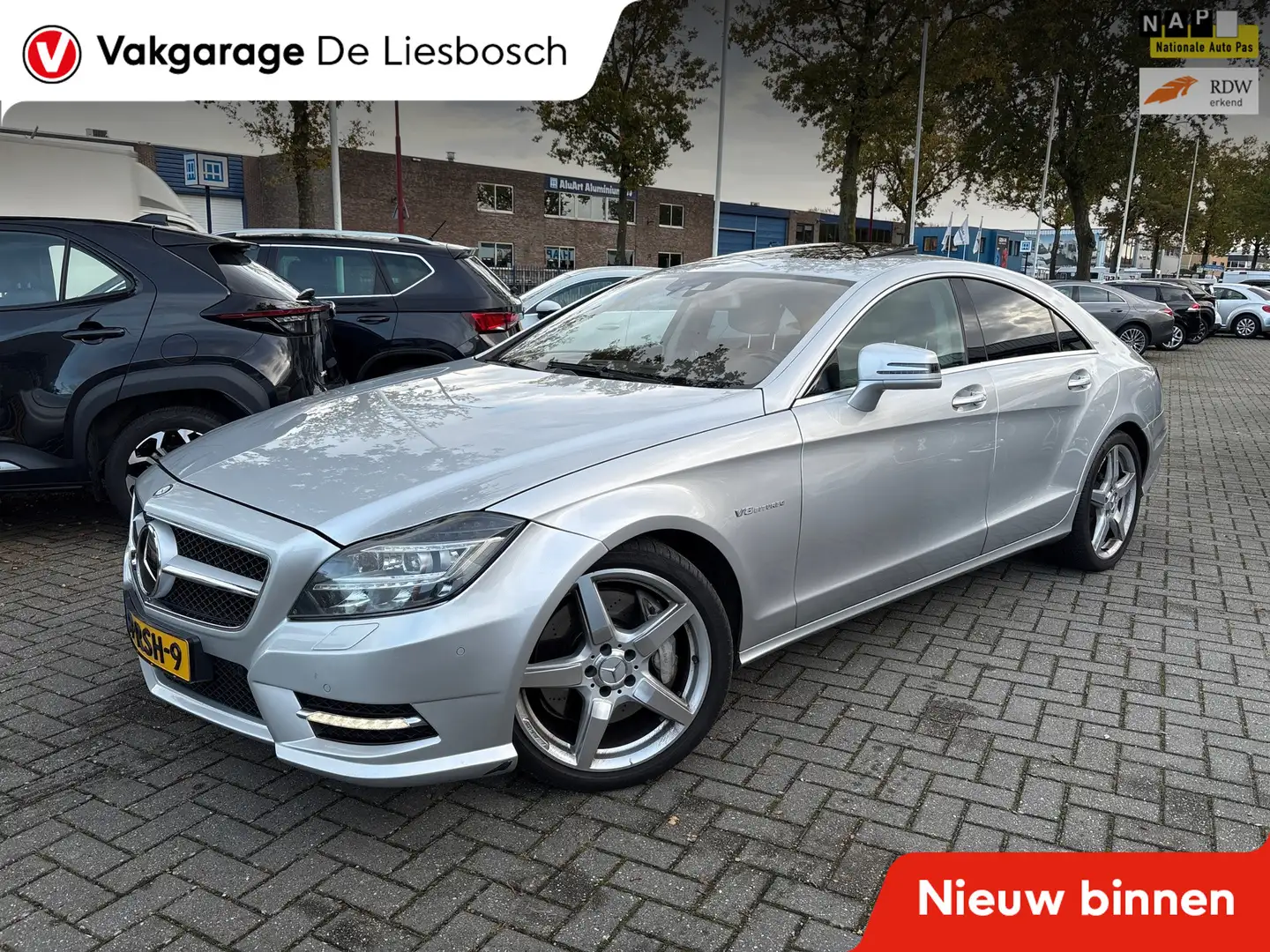 Mercedes-Benz CLS 500 500/AMG/schuifdak/leer/navi/harman kardon/stoel ko Grijs - 1