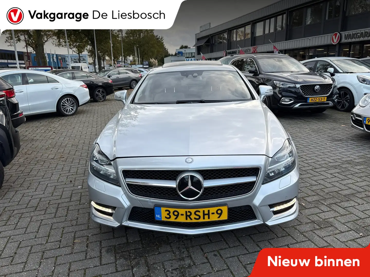 Mercedes-Benz CLS 500 500/AMG/schuifdak/leer/navi/harman kardon/stoel ko Grijs - 2