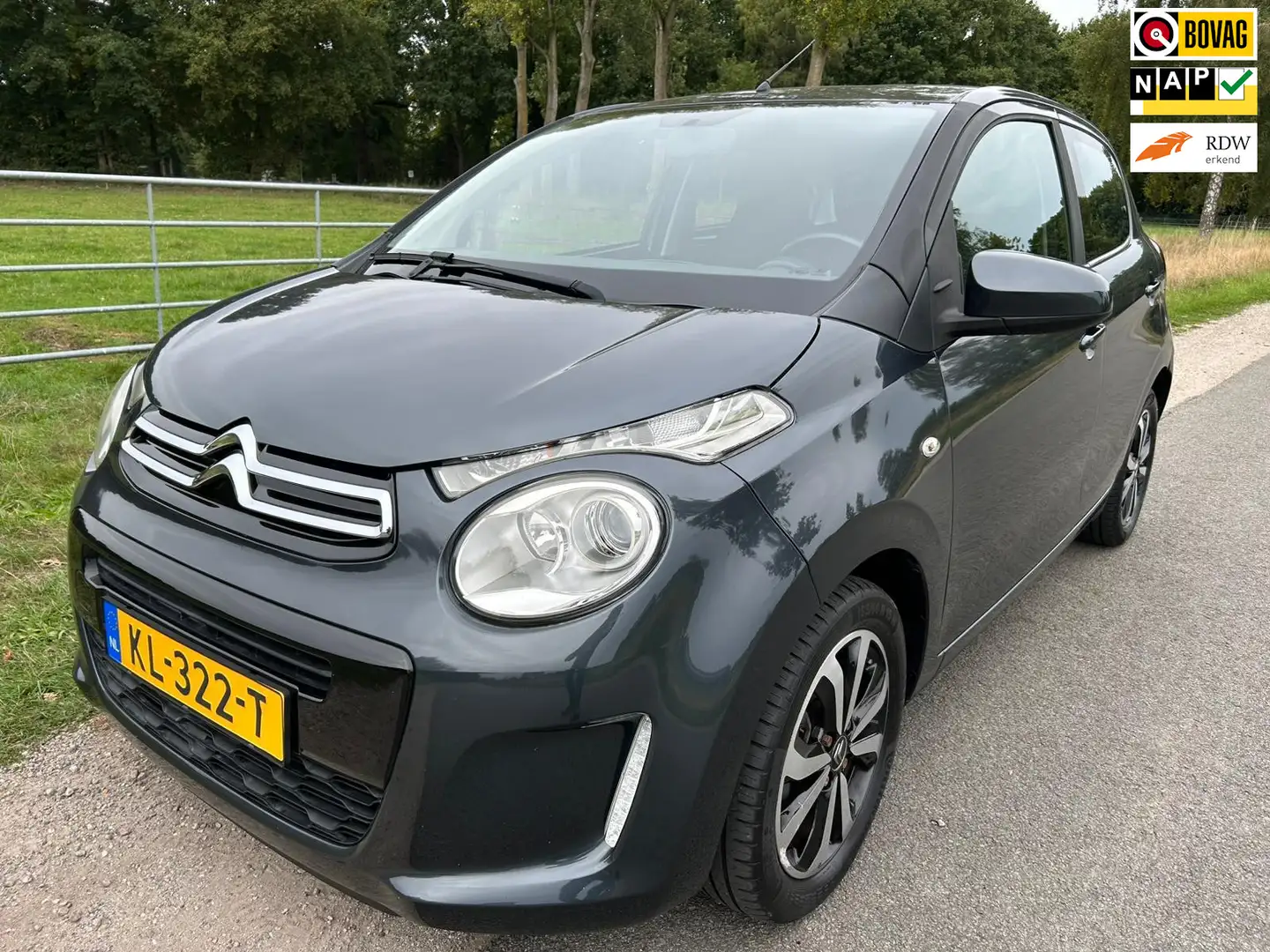 Citroen C1 1.0 e-VTi Style Edition AUTOMAAT 1ste eigenaar dea Grijs - 1