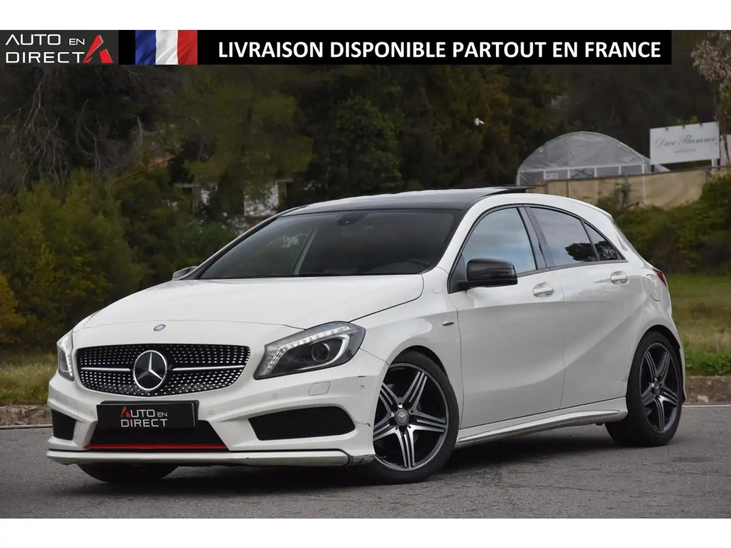 Mercedes-Benz A 250 A 250 - BV 7G-DCT  BERLINE - BM 176 Version Sport 4-Matic PHASE 1 Blanco - 1