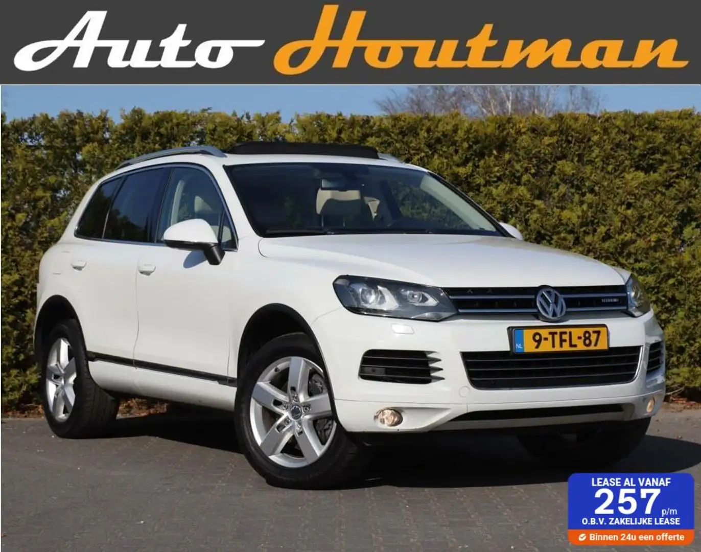Volkswagen Touareg 3.0 TSI 380PK Hybrid High Edition 4wd|Ecc|Navi|Pan Blanc - 1