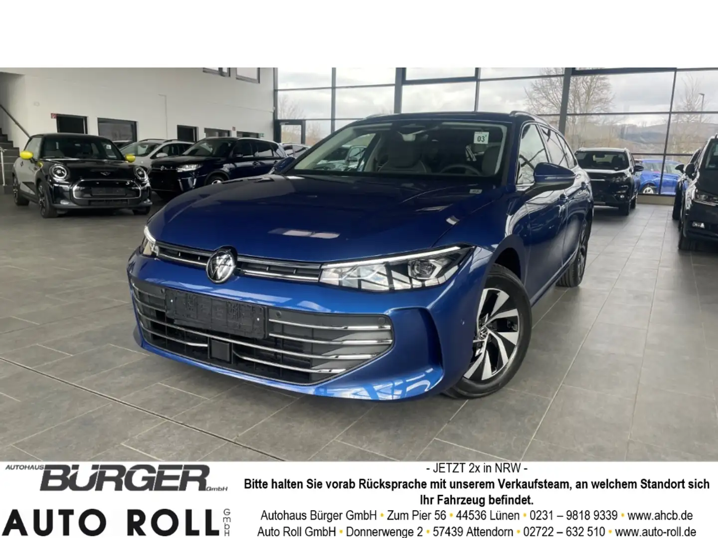 Volkswagen Passat Variant 2.0 TDI Business Navi Kamera ACC LED el.He Niebieski - 1