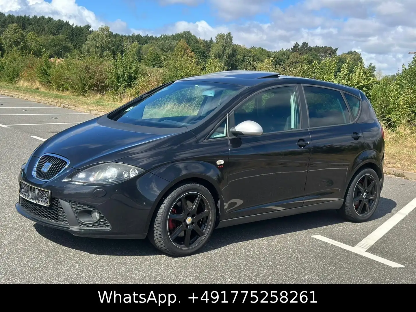 SEAT Altea FR 2.0 TDI Klima, Navi,Pano Schwarz - 1