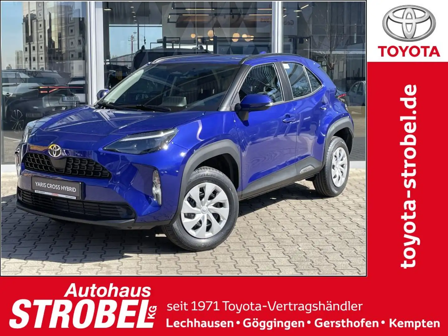 Toyota Yaris Cross Hybrid 116 1.5 VVT-i Business Edition Bleu - 1