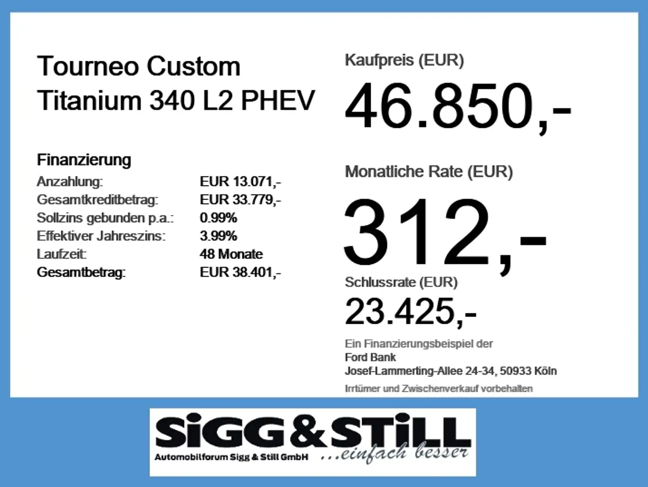Ford Tourneo Custom Titanium 340 L2 PHEV NAVI*360°*ACC 3