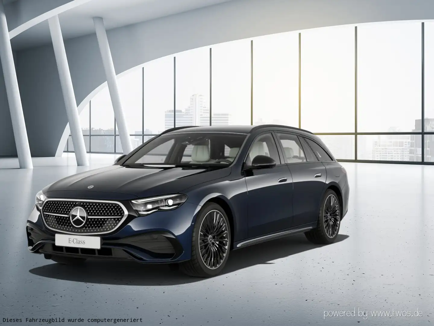 Mercedes-Benz E 300 E 300 T de AMG Premium Massage Airmatic AMG Line Blau - 2