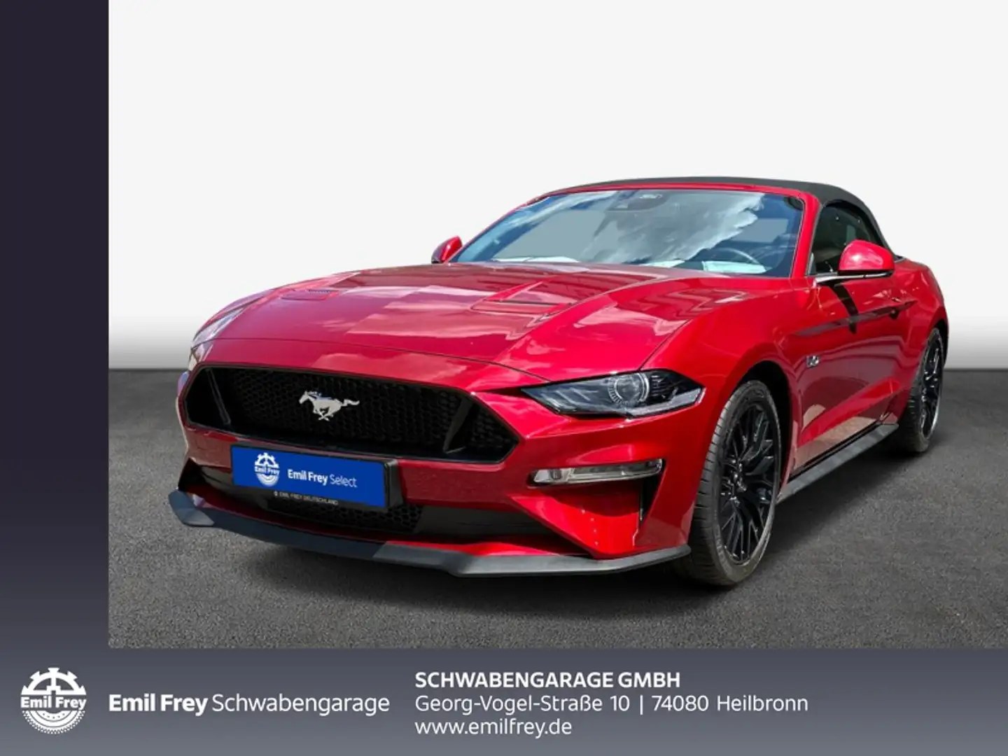 Ford Mustang Convertible 5.0 Ti-VCT V8 Aut. GT 330 kW, Rood - 1