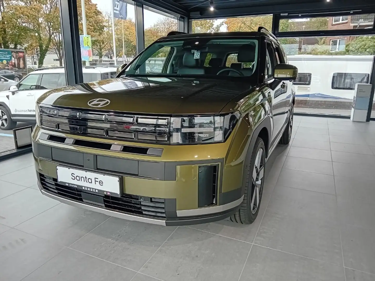 Hyundai SANTA FE HEV 1.6 T-GDI 6-AT 4WD SIGNATURE Komfort-Paket Grün - 1