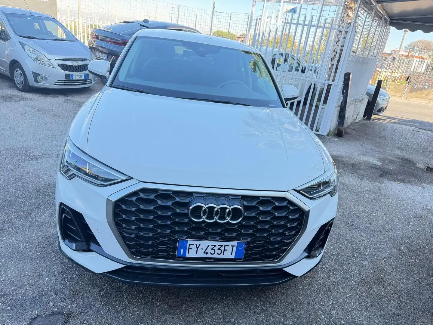Audi Q3 Q3 I 2019 Sportback 35 2.0 tdi S line s-tronic Blanc - 2