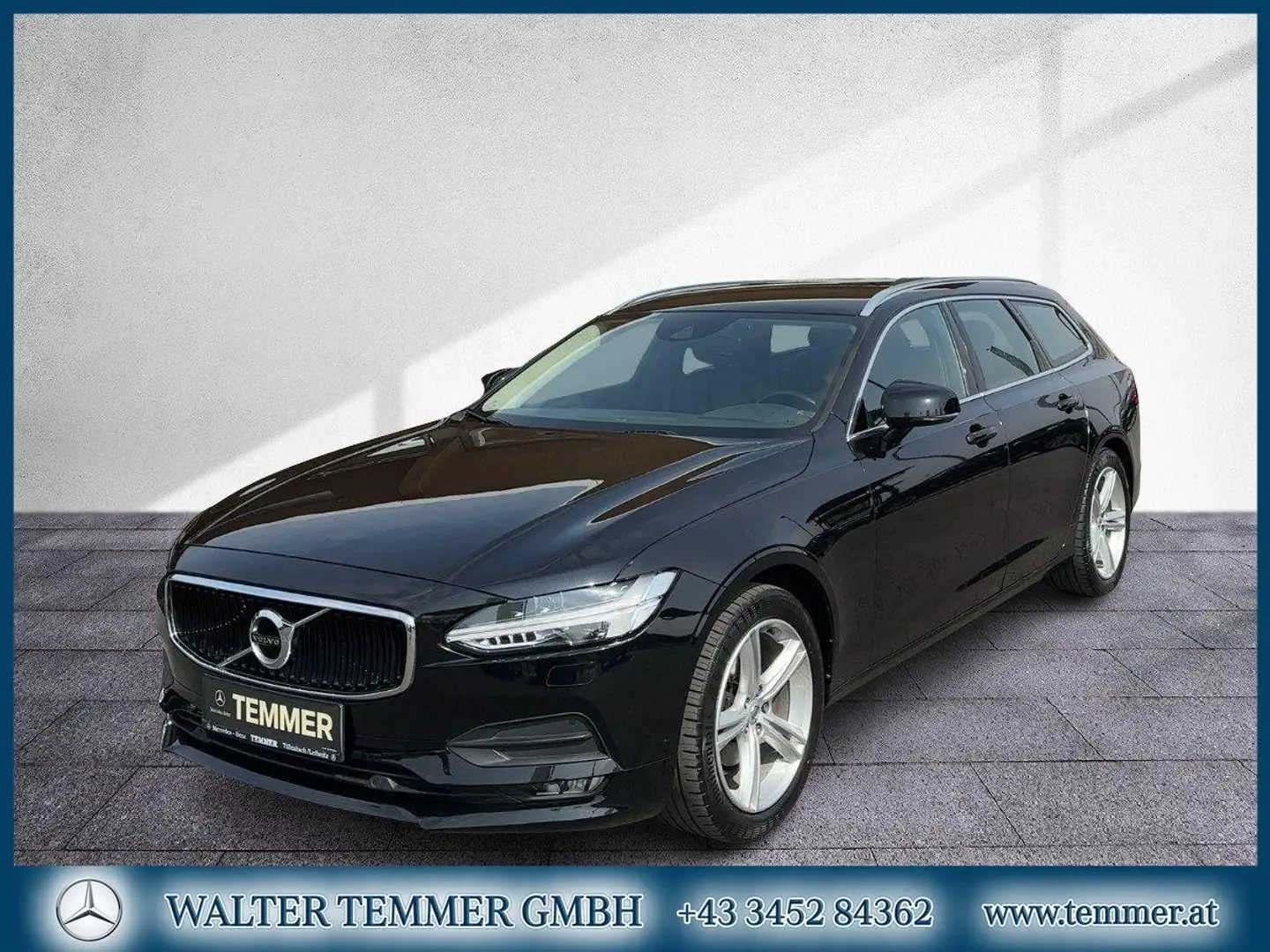 Volvo V90 D3 Geartronic Leder LED ACC AHV NAVI SHZ Schwarz - 1