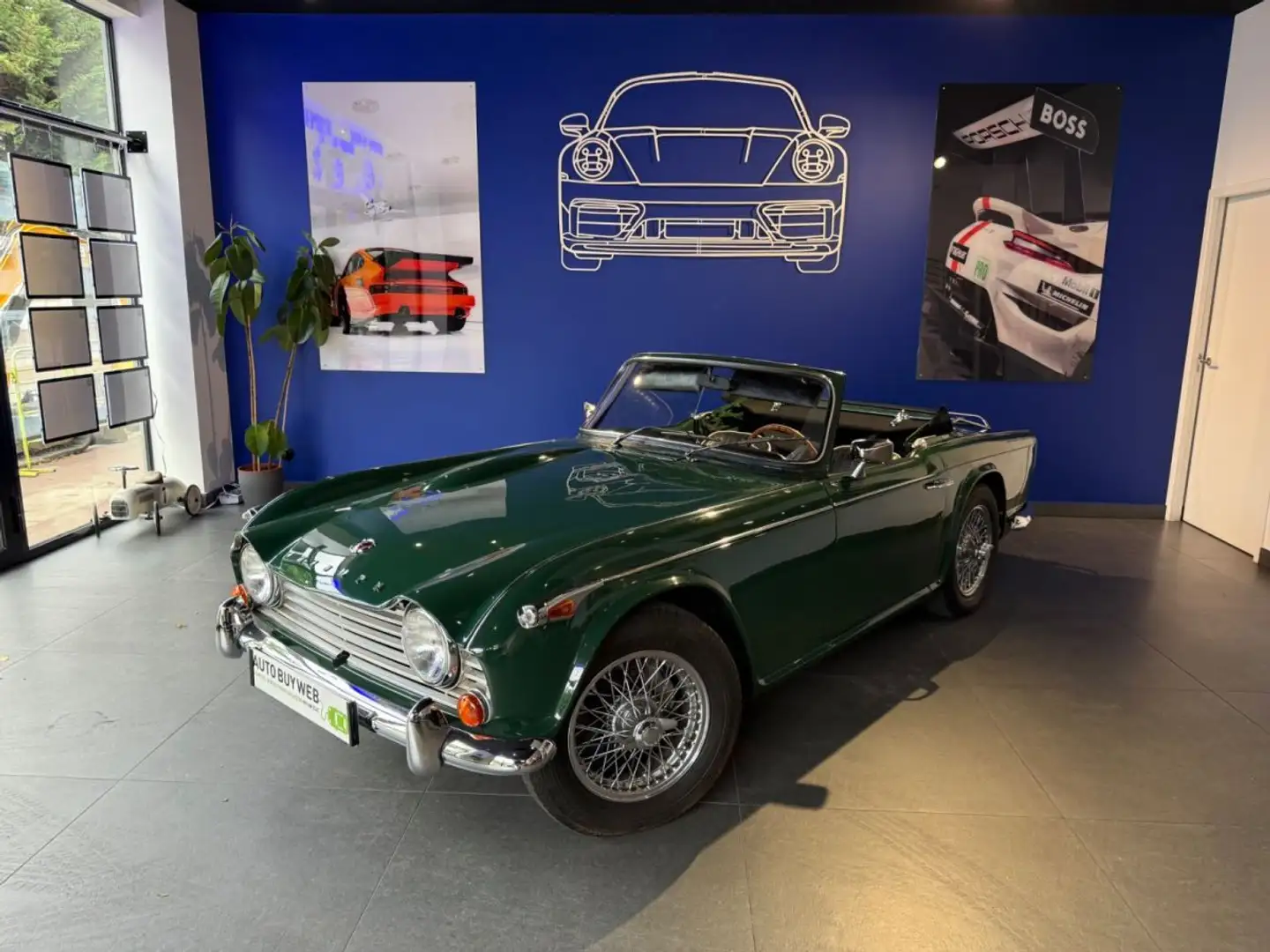 Triumph TR4 TR4 A IRS OVER DRIVE Grün - 2