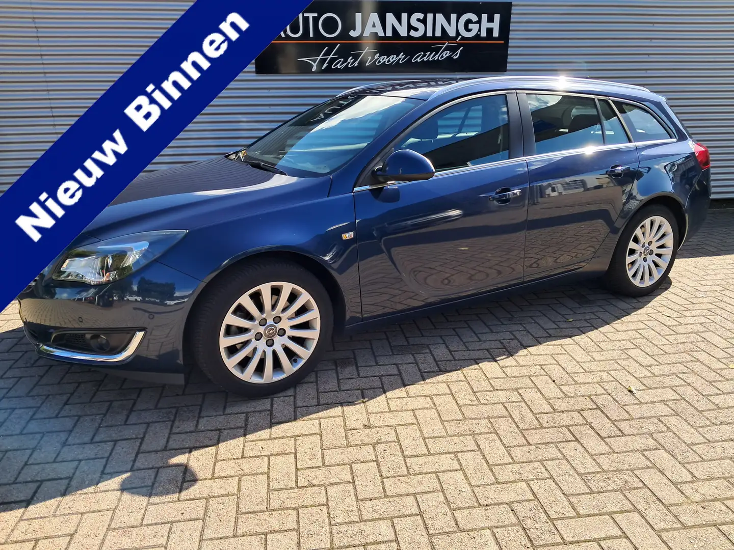 Opel Insignia Sports Tourer met slechts 104.633 km!! 1.6 T Editi Blauw - 1