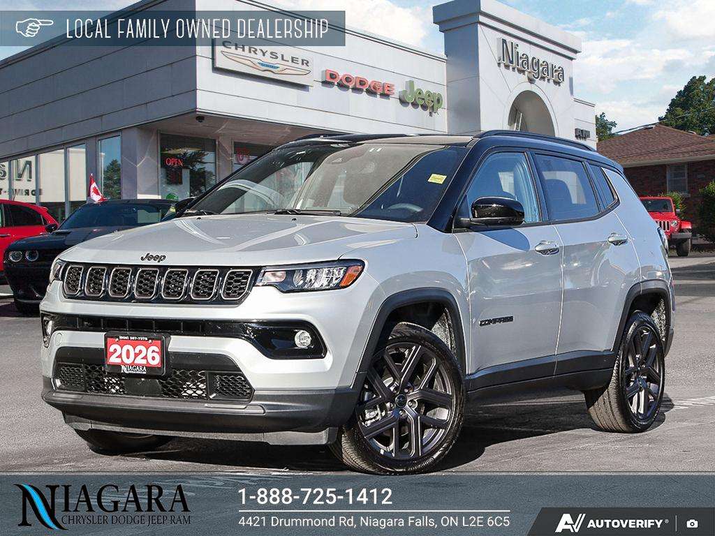 2026 Jeep Compass LIMITED | PANO ROOF | NAVI | BLIND SPOT | ALPINE AUDIO | ADAPTIVE CRUISE | CARPLAY |