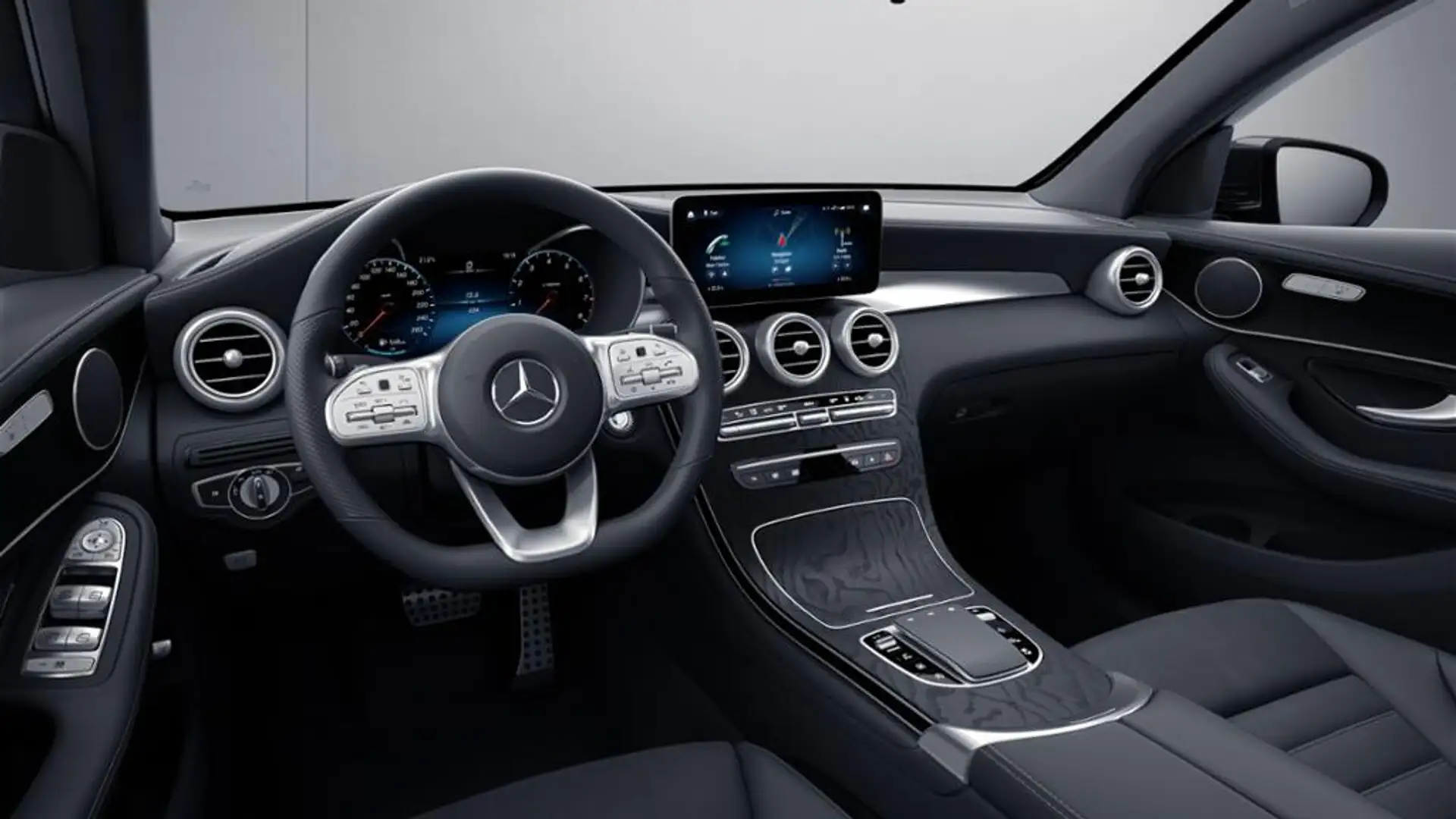 Mercedes-Benz GLC 300 4M Coupé AMG/LED/Sthzg/AHK/DISTRONIC/HuD Gris - 2