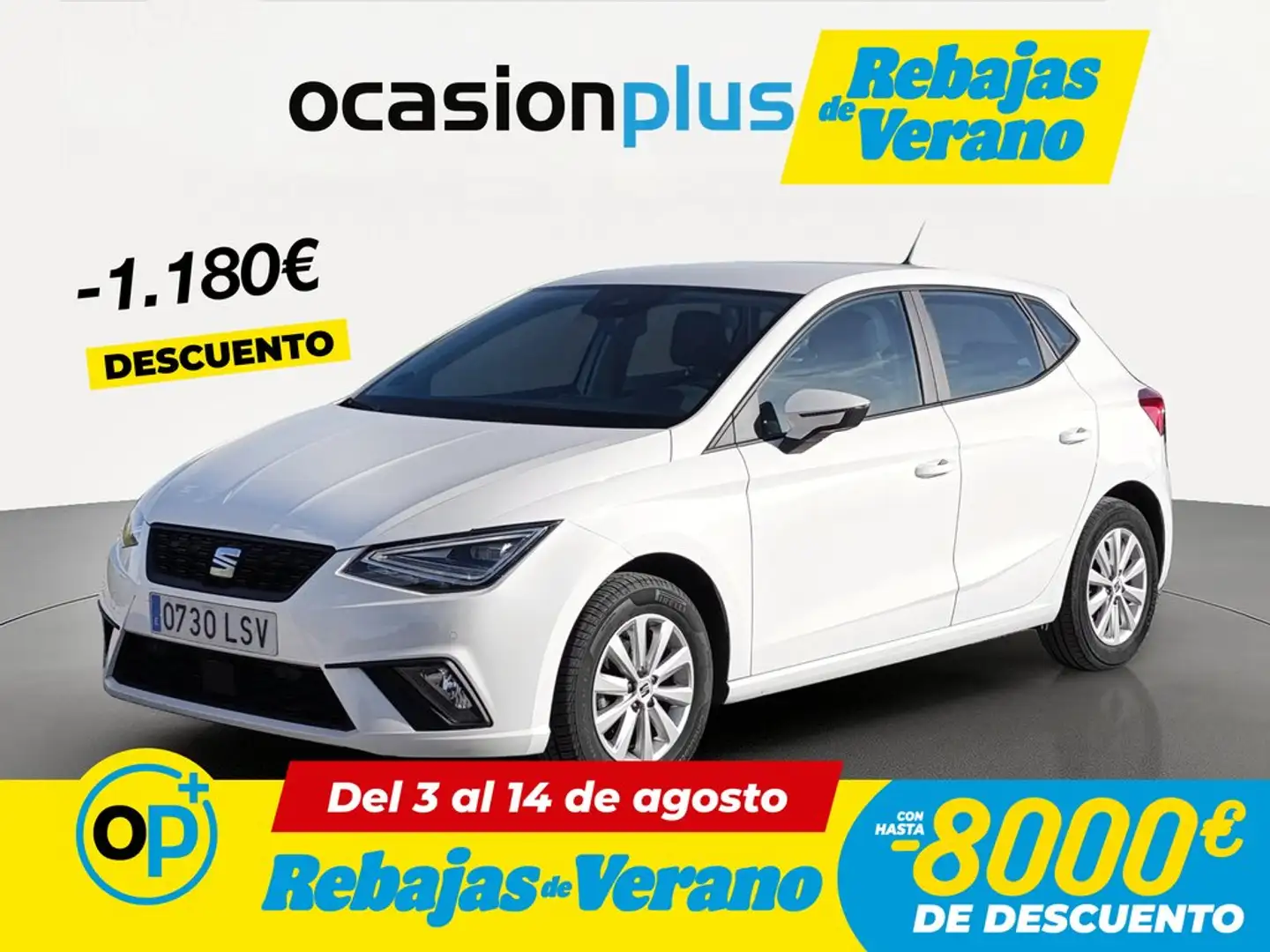 SEAT Ibiza 1.0 TGI S&S Style 90 Blanco - 1