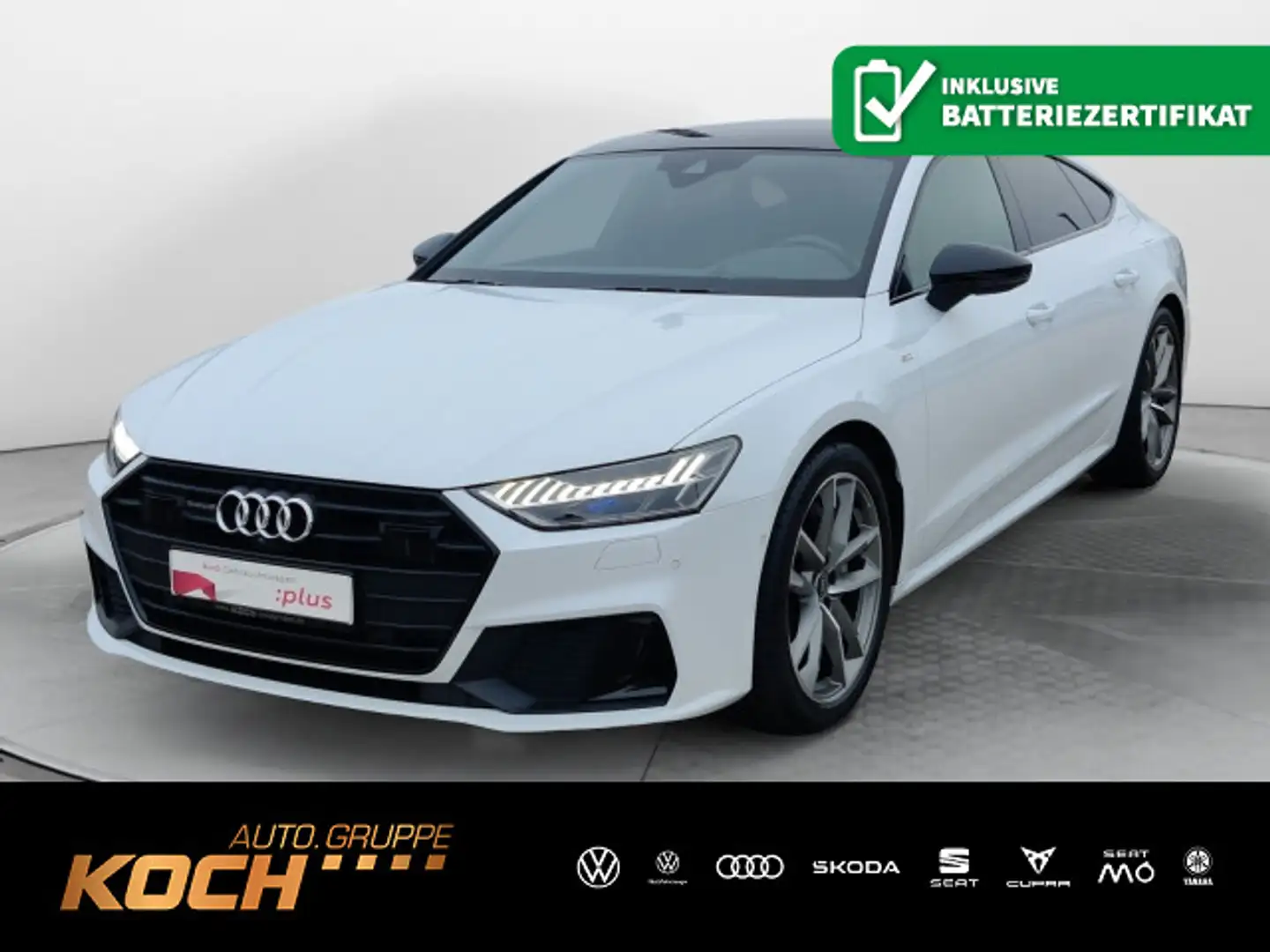 Audi A7 50 TFSI e S-Tronic S-Line 2x, HD-Ma Weiß - 1