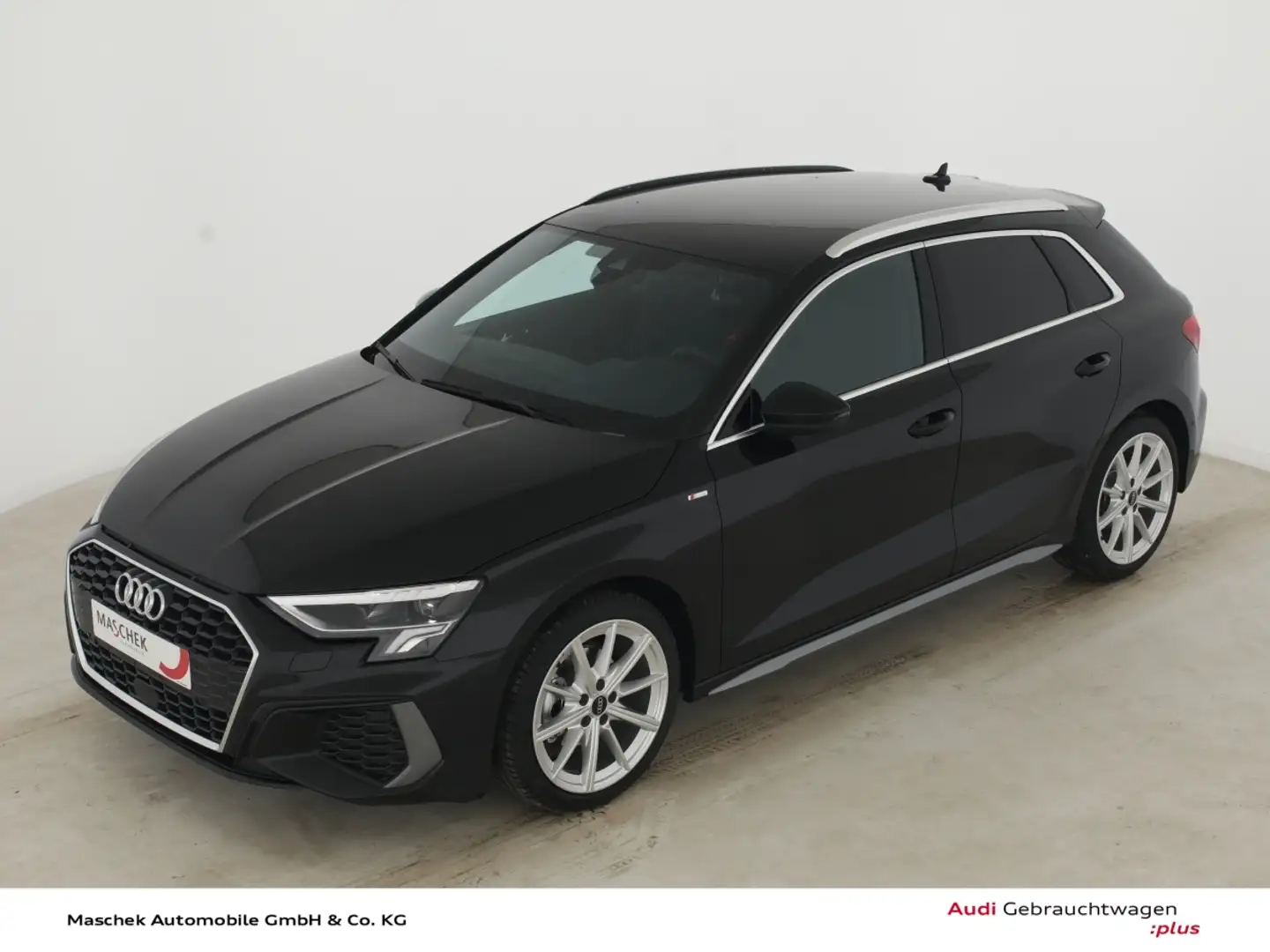 Audi A3 Sportback S line 35 TDI AHK LED Navi+ Kamera PDC+ Schwarz - 1