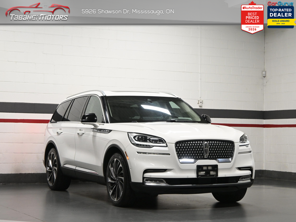 2020 Lincoln Aviator Reserve No Accident 360CAM Revel Vented Seats Rem