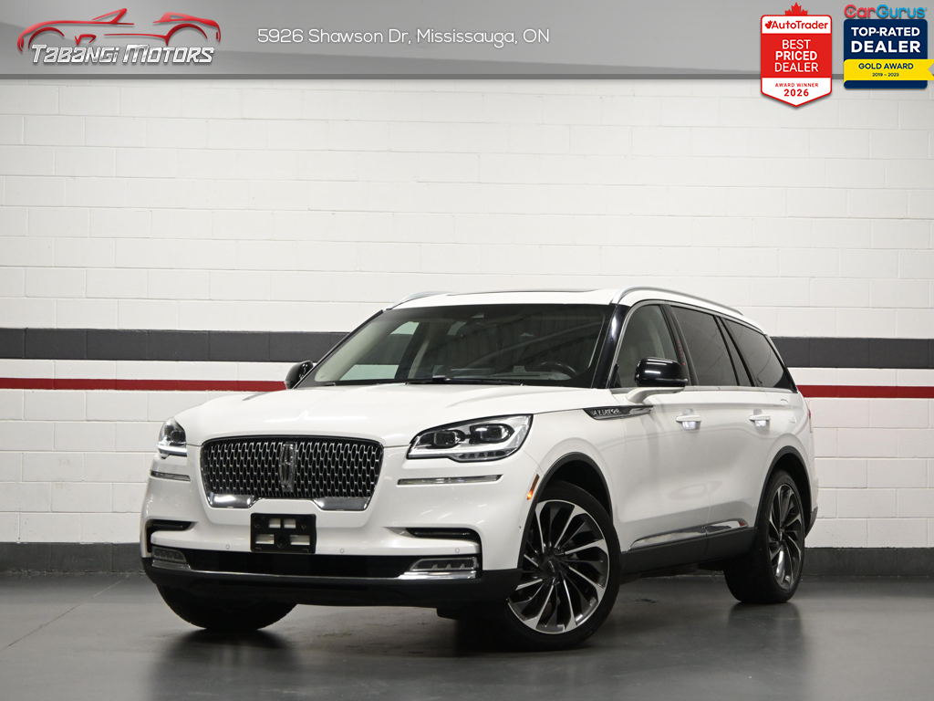 2020 Lincoln Aviator Reserve No Accident 360CAM Revel Vented Seats Rem