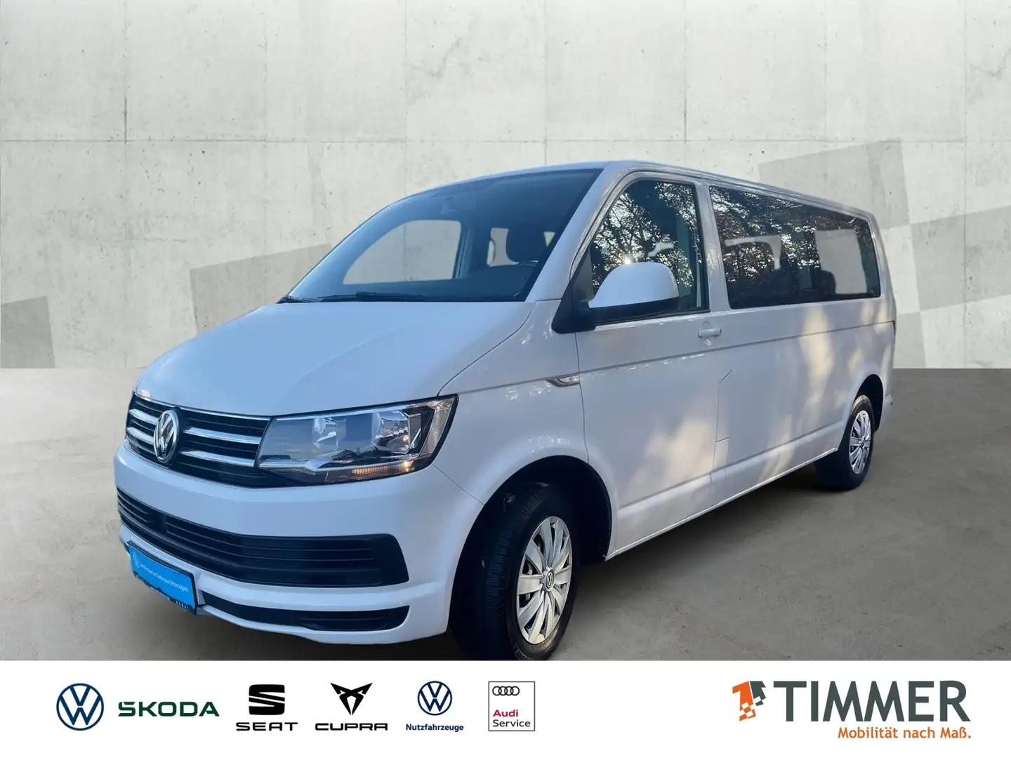 Volkswagen T6 Kombi 2.0 TDI Caravelle Comfort*lang*AHK*NAVI*8-SITZER* Weiß - 1