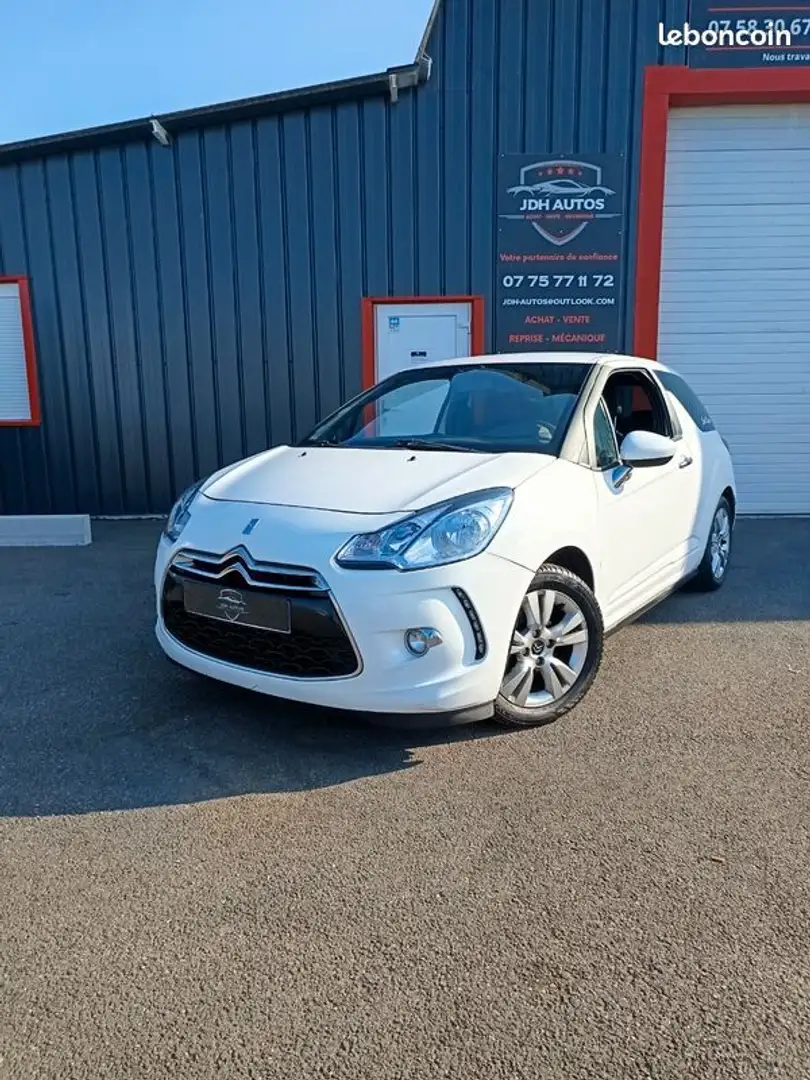 Citroen DS3 1.6 HDi 92 CV FINITION SPORT DISTRIBUTION NEUF GAR Bianco - 1
