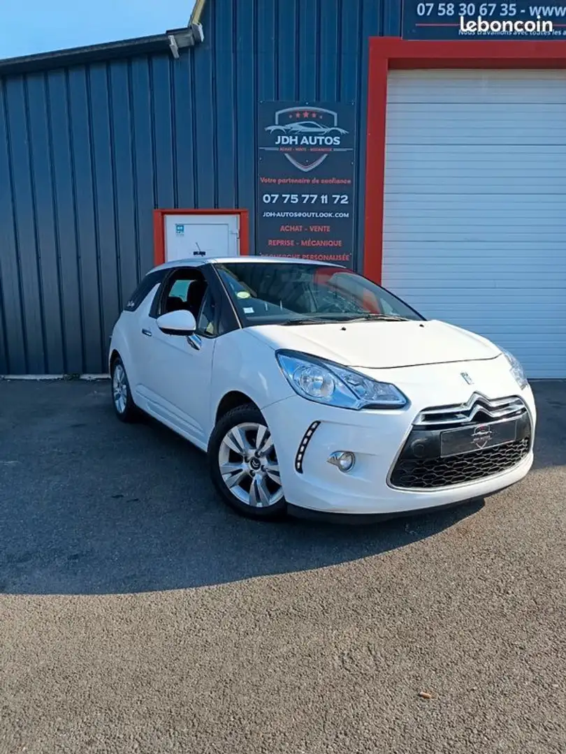 Citroen DS3 1.6 HDi 92 CV FINITION SPORT DISTRIBUTION NEUF GAR Bianco - 2